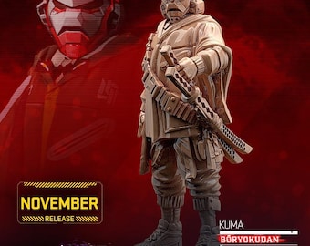 Cyberpunkowy japoński korporacyjny samuraj | Model RPG | Kuma - BORYOKUDAN autorstwa Unit9