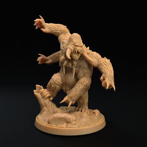 Gorila Bárbaro Mutante de D&D | Modelo de RPG | Skarr'gor | por Dragon Trappers Lodge