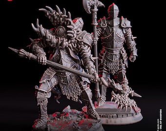 D&D Mimic: display voor pantserstandaard | RPG-model | Mimic Knight 03 | Vlees der goden