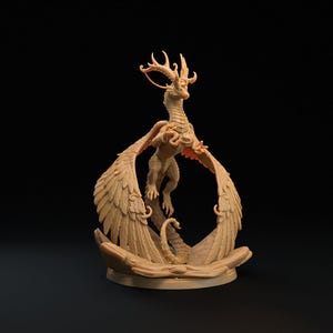 D&D Ancient Fey Dragon | RPG Model | Xatherium the Living Spellbook - Dragon Form | by Dragon Trappers Lodge