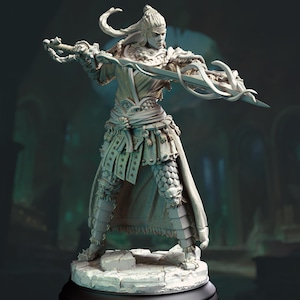 D&D Female Yuan-Ti Spellsword / Serpentfolk | RPG Model | Saori - Serpentfolk Spellsword | by DM Stash