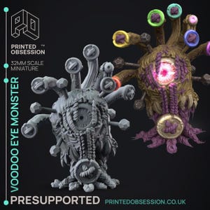 D&D "Fake" Beholder | RPG Model | Voodoo Eye Monster | by Printed Obsession