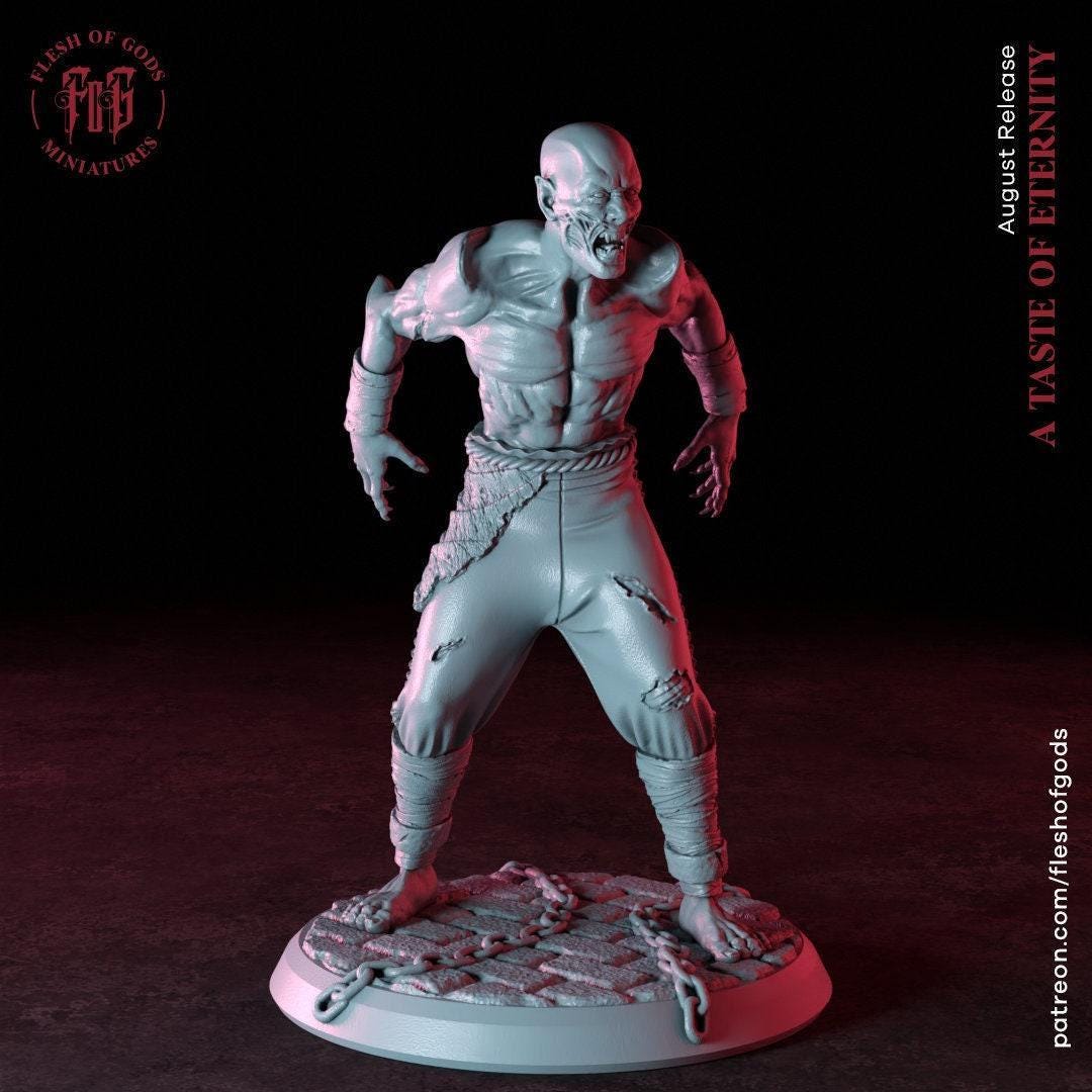 D&D Feral Vampire / Thrall | RPG Model | Vampire Spawn by Flesh Of Gods