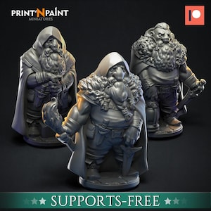 D&D Duergar Dwarf Miners | RPG Model | Dwarf Explorers | by Print&#39;N Paint