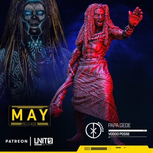 Cyberpunk Voodoo Tech Sharman / Netrunner | RPG Model | Papa Gede by Unit9