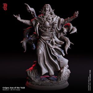 D&D Eldritch Hexenmeister, der Große Alte | Rollenspielmodell | Grigor, Sohn der Leere | von Flesh Of Gods