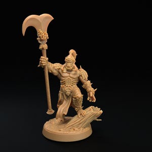 D&D Monkeyfolk Barbarian King | RPG Model | Gor'Kul Silverback | by Dragon Trappers Lodge