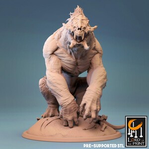 D&D Abyss Ape Demon | Model RPG | Barlgura od Rescale Miniatures Pose 4