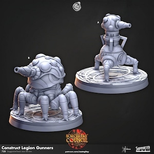Artillero centinela forjado en D&D / Modelo de rol / Artilleros de legión para construir / por Cast n Play