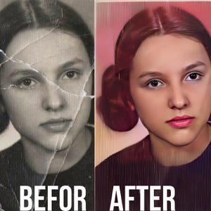 Best Photo Restoration Service, Improve Quality, Vintage Photo Editing, Blur Remove, Colorize Image