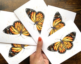 Monarch butterfly, monarch cards, butterfly cards, greeting cards, sympathy cards, note cards, blank cards, butterfly card , thank you card