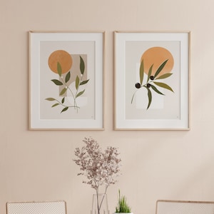 Decorative prints, minimalist floral prints, kitchen prints, living room prints, bedroom prints