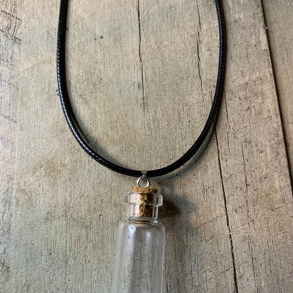 Mini Bottle Necklace Etsy