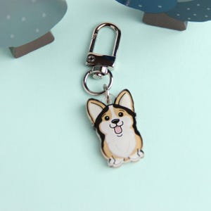 3cm Mini Corgi Acrylic Keychain - Cute Dog Breed Collectible