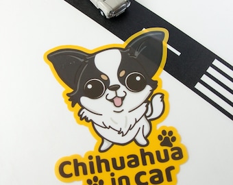 Chihuahua Car Sticker - A Must-Have for Dog Lovers!