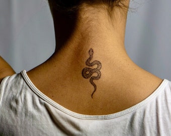 Snake Temporary Tattoo (Set of 2) / Snake Tattoo