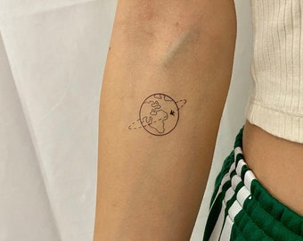 Small Travel Word Temporary Tattoo set of 2 - Etsy Australia Small Travel Word Temporary Tattoo set of 2 - Etsy Australia