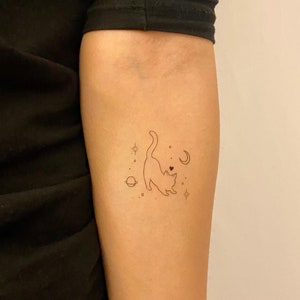 Cat Temporary Tattoo (Set of 2)