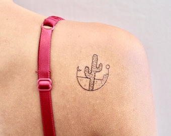 Cactus Tattoo Etsy