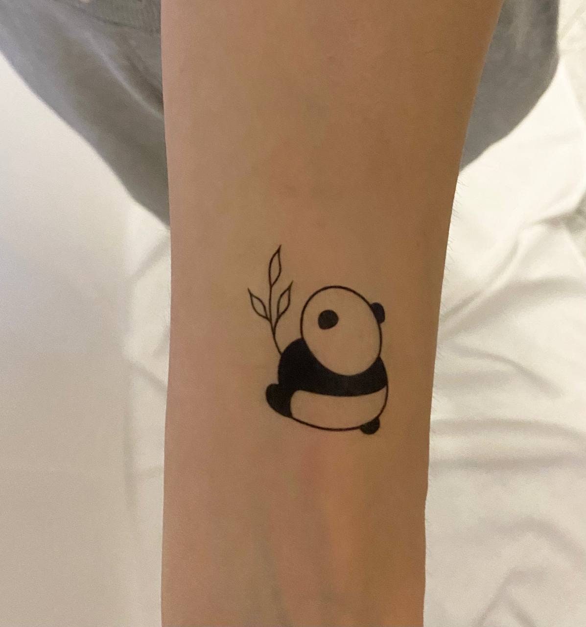 Mehz Tattoo Studio  The Panda also known as Panda Bear is a chubby  looking black and white coated herbivorous animal  Their adorable looks  and funloving nature are the main reasons