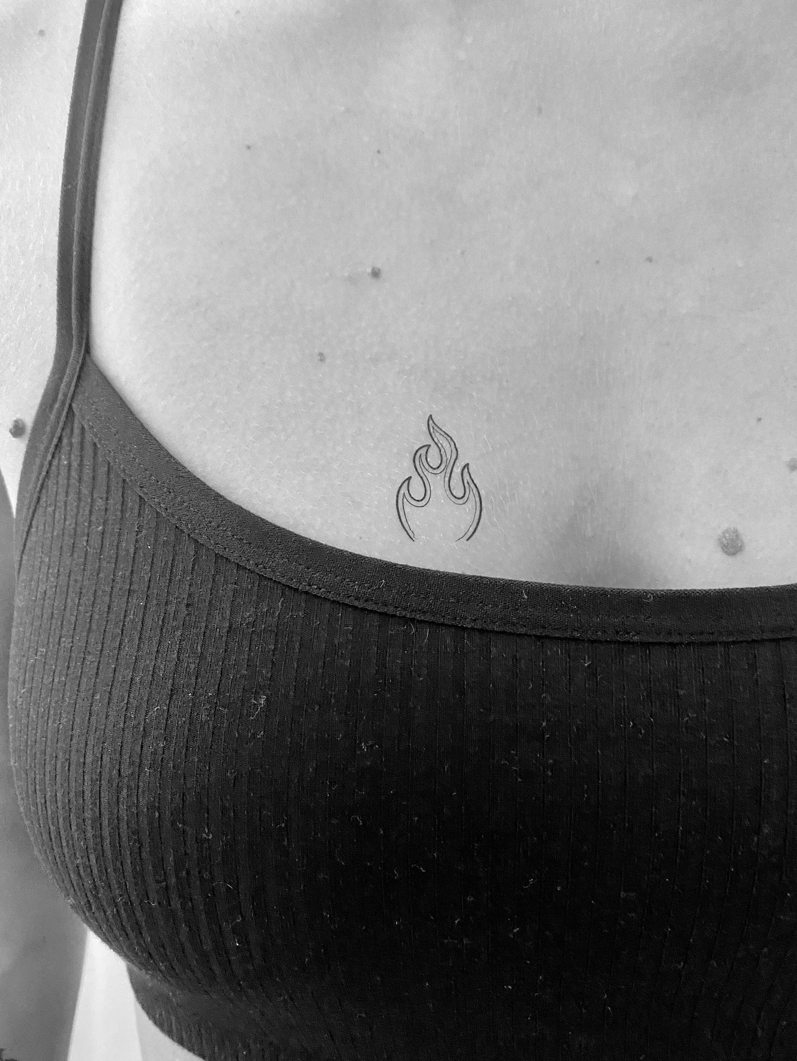 Fire File Line Flame Temporary Tattoo (set of 3) - Etsy
