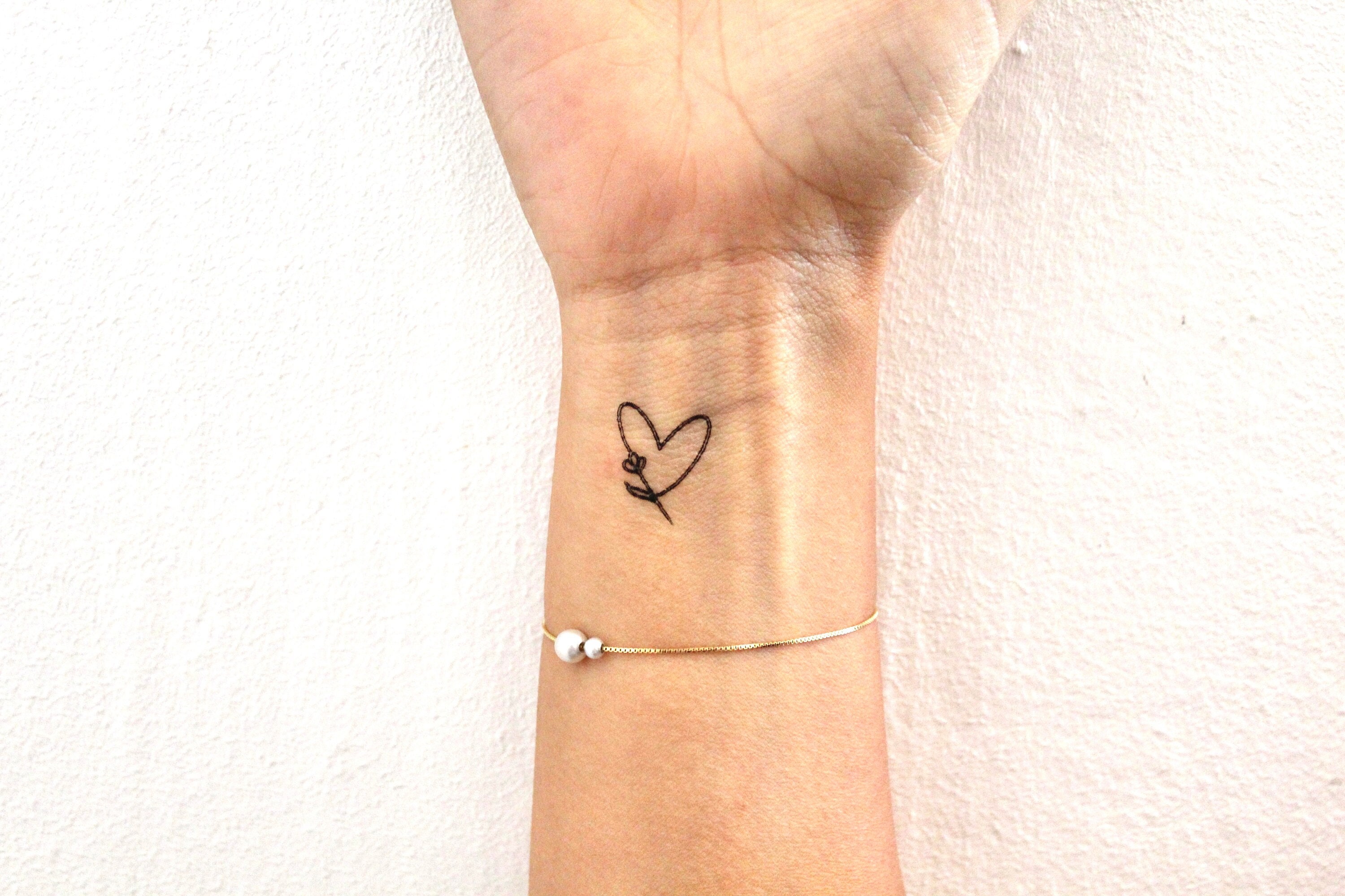 Gааrа / Temporary Tattoo / Love Tattoo / Forehead Tattoo / 