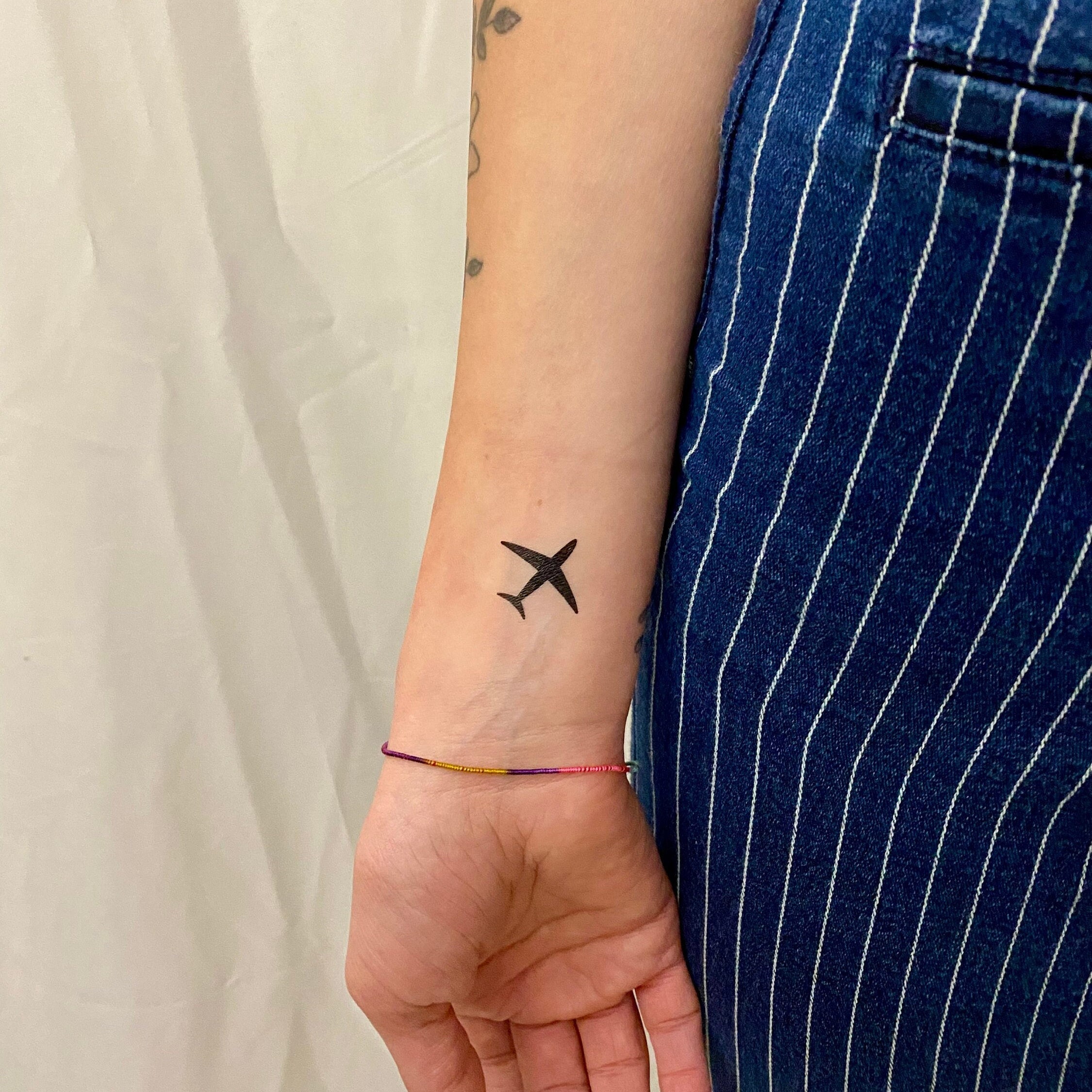 25 Paper Airplane Tattoo Designs That Are Simple But Cool  Cute  100  Tattoos