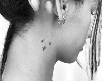 Shining Star Sparkles Temporary Tattoo (Set of 3)