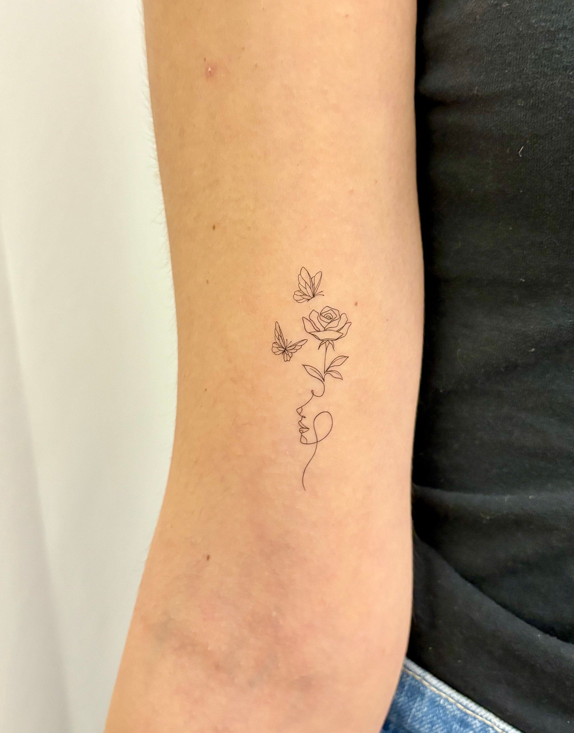 Rose and Butterfly Tattoo Magic