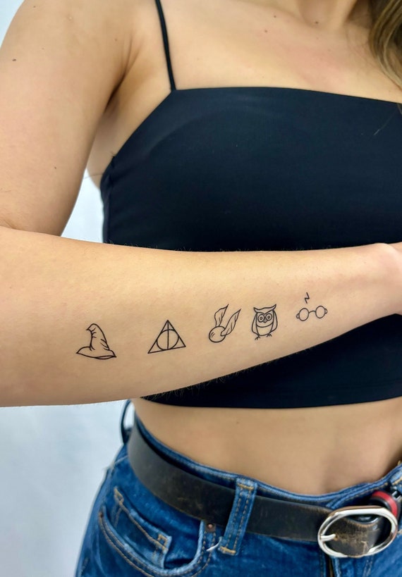 ハリーポッター タトゥーシール ハリーポッター デスイーター 闇の印 タトゥーシールの通販 by S.S｜ラクマ