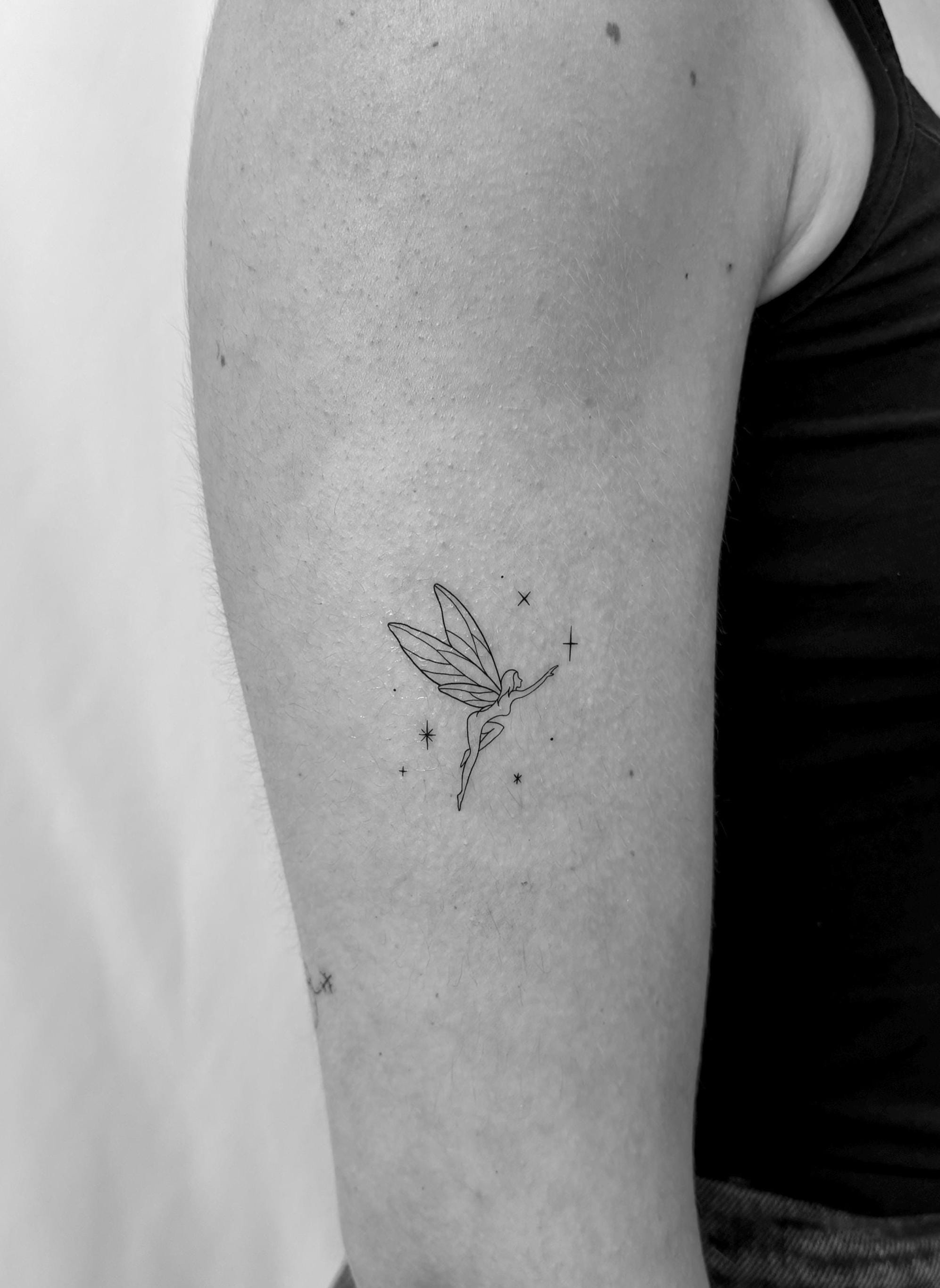 Tinkerbell Temporary Tattoo - Etsy Norway, image size:1993x2732