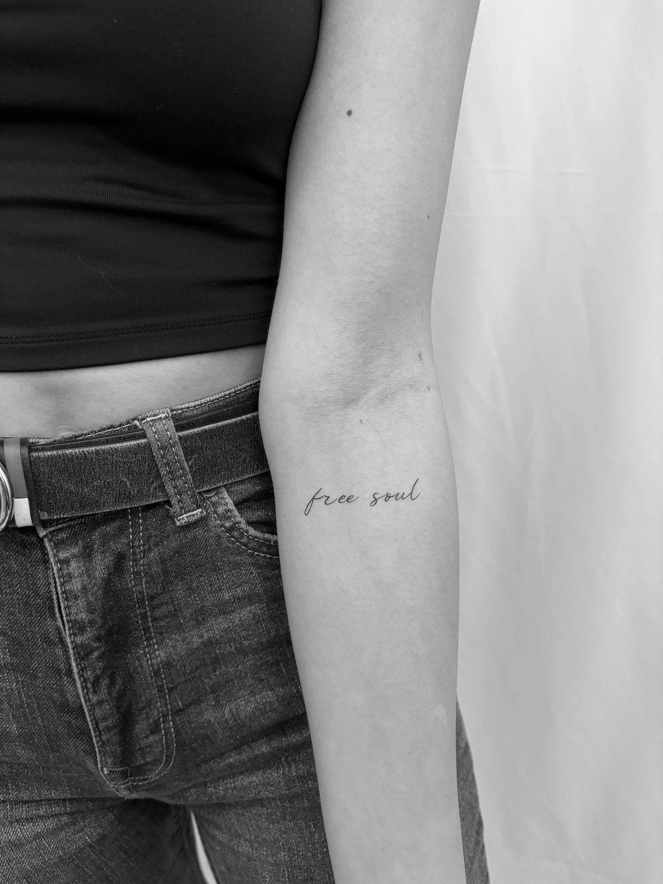 無料の魂の一時的なタトゥー（2 個セット）/ 引用句の一時的なタトゥー / レタリングのフェイクタトゥー - Etsy 日本, image size:2250x3000