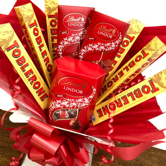 Toblerone Lindt Lindor Chocolate Bouquet