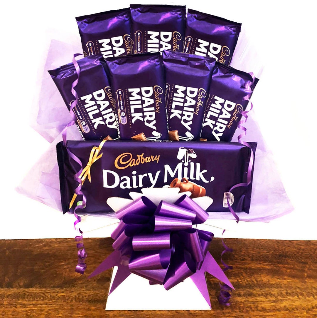 Cadbury Dairy Milk Chocolate Bouquet Etsy UK