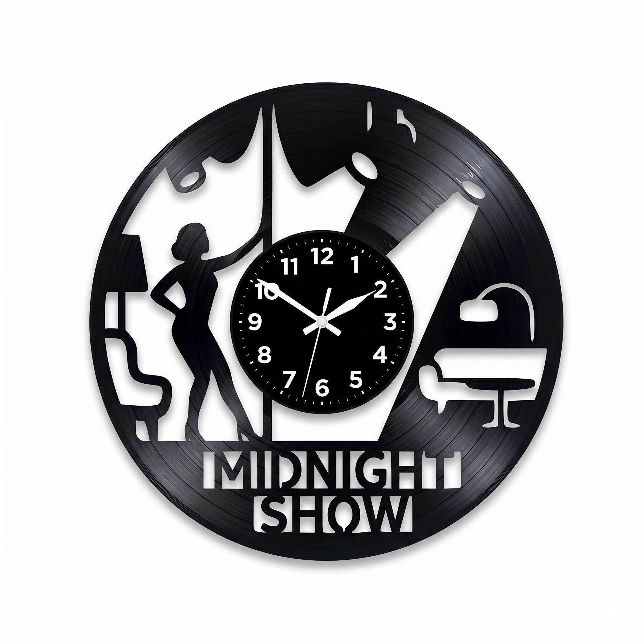 Midnight Vinyl Clock - Etsy