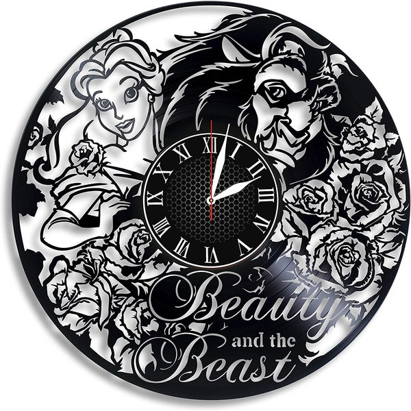 Beauty and the Beast Clock - Etsy
