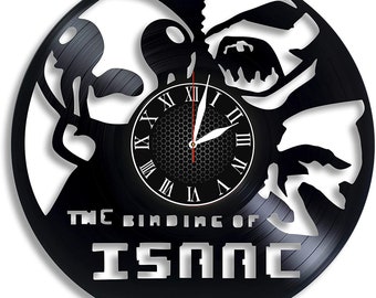 The Binding of Isaac Vinyl Video Game Record Wall Clock, The Binding of Isaac - Home Decor Ideas decor