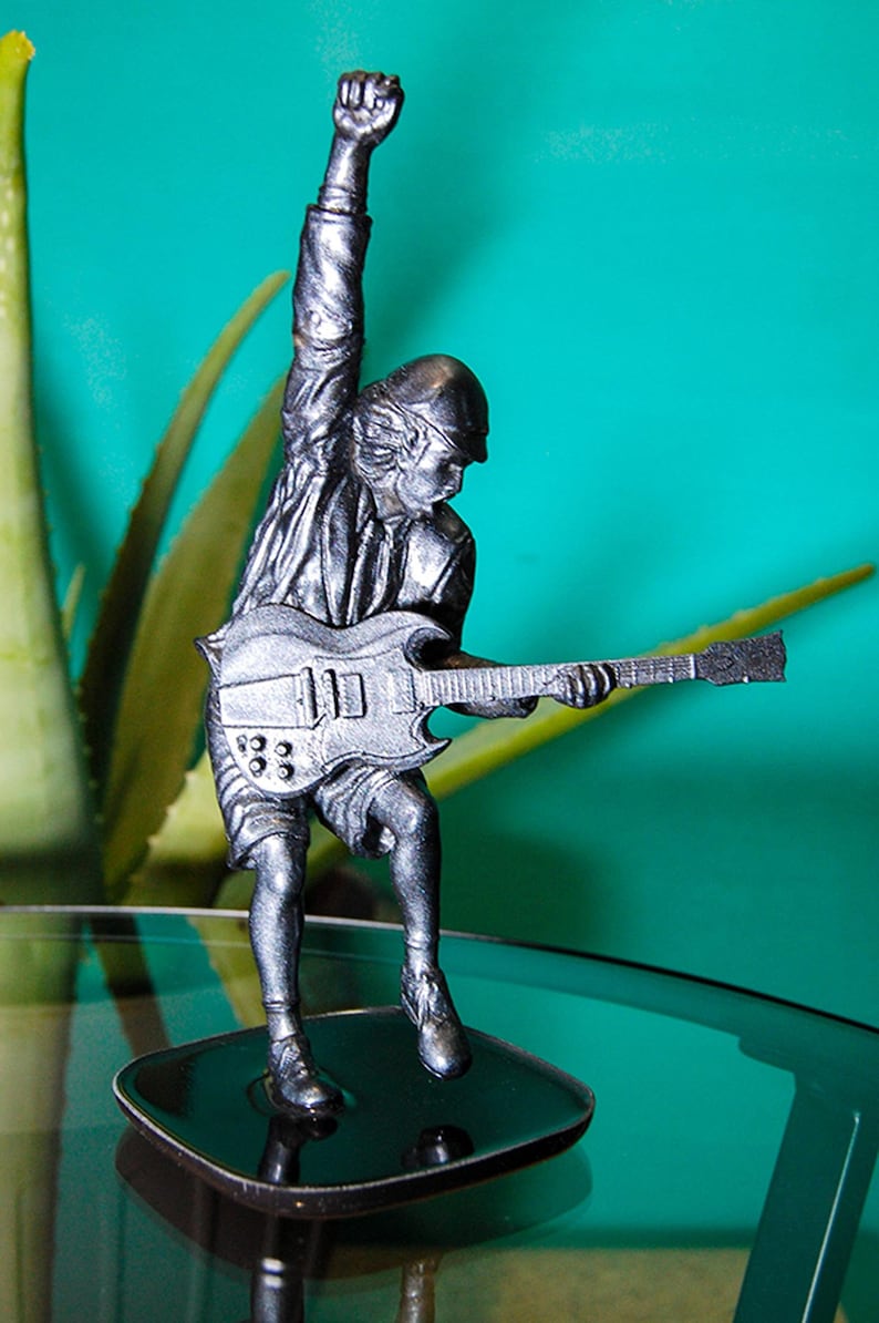 Angus Young AC/DC Statue Figure - Etsy.de