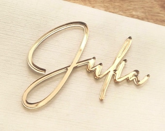 Wedding place cards - Laser cut acrylic names for wedding table decor