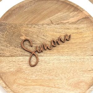 Custom wedding place cards