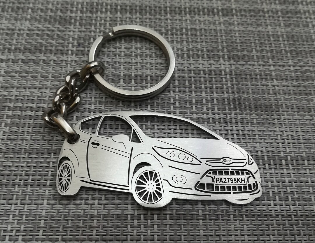 Fiesta 2011 Custom Keychain, Personalized Keyring, Stainless Steel ...