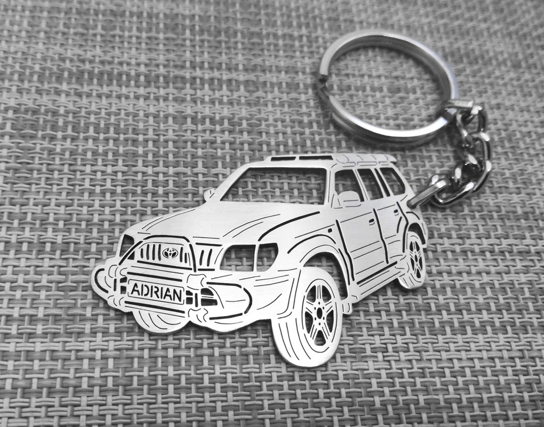 Prado Custom Keychain Personalized Keyring Stainless Steel - Etsy