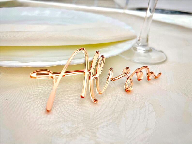 Custom wedding place cards image 10