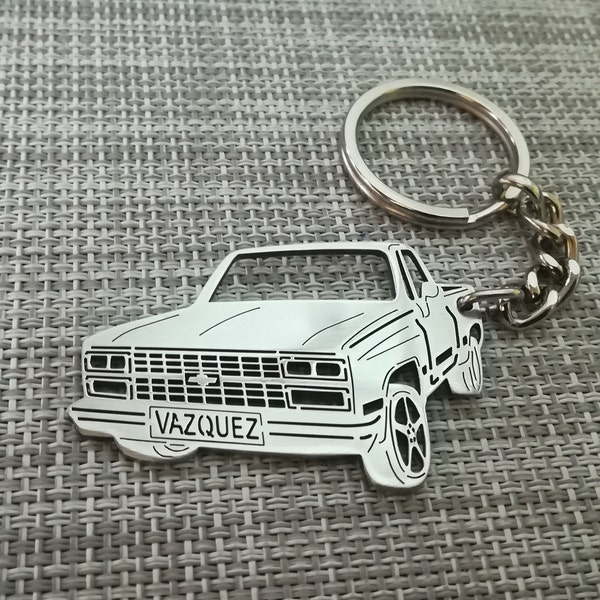 C10 custom keychain, personalized keyring, stainless steel keychain, Birthday gift