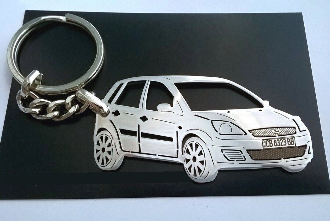 Fiesta Custom Keychain, Personalized Keyring, Stainless Steel Keychain ...