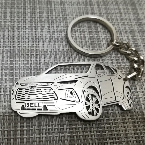 Blazer RS 2020 custom keychain, personalized keyring, stainless steel keychain, Birthday gift