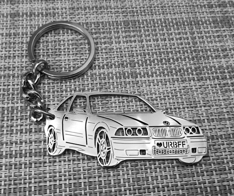 Schlüsselanhänger SILHOUETTE BMW E46 Coupe - FORCAR
