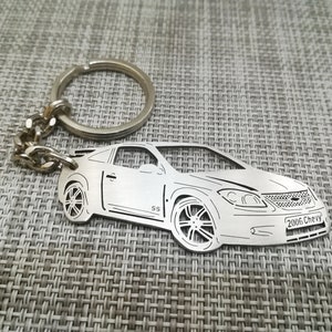 Cobalt SS 2006 custom keychain, personalized keyring, stainless steel keychain, Birthday gift