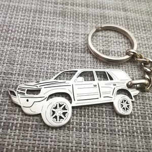 2001 4Runner custom keychain, personalized keyring, stainless steel keychain, Birthday gift