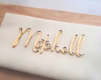 Wedding place cards Laser cut names Place cards for wedding decor Laser cut names for wedding decoration place card